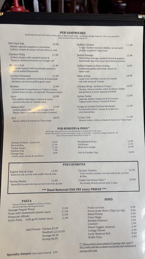 English Pub & Bistro - Ravenna, OH Menu image 1