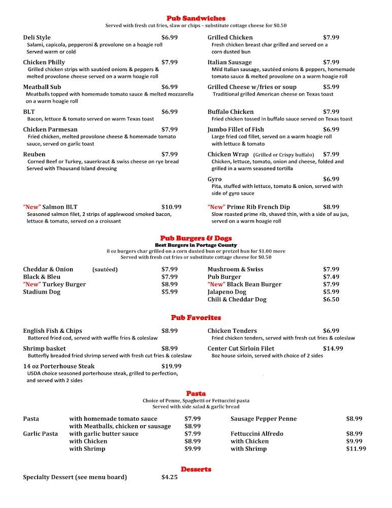 English Pub & Bistro - Ravenna, OH Menu image 2